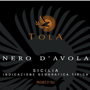 Тола Неро д`Авола Сицилия (черная этикетка)